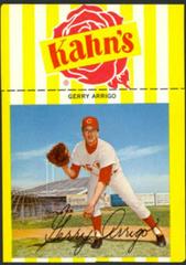 Gerry Arrigo Baseball Cards 1968 Kahn's Wieners Prices