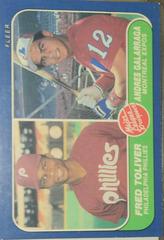 Major League Pros. [F. Toliver, A. Galarraga] Baseball Cards 1986 Fleer Prices