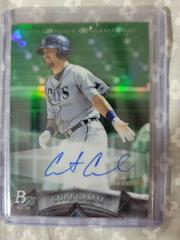 Curt Casali [Green Refractor] Baseball Cards 2014 Bowman Platinum Autograph Prospects Prices