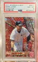 Derek Jeter [Xfractor] Baseball Cards 2011 Bowman's Best Prices