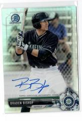 Braden Bishop [Refractor] #CPA-BBI Baseball Cards 2017 Bowman Chrome Prospects Autographs Prices