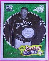 Roger Maris #109 Baseball Cards 2005 Upper Deck Baseball Heroes Prices