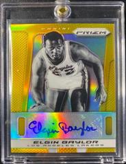 Elgin Baylor Gold Prizm Basketball Cards 2013 Panini Prizm Autograph Prices