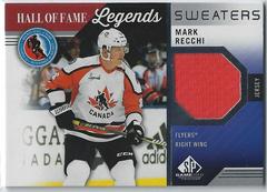 Mark Recchi #HOF-MR Hockey Cards 2021 SP Game Used HOF Legends Sweaters Prices