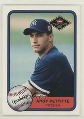 Andy Pettitte #328 Baseball Cards 2001 Fleer Platinum Prices