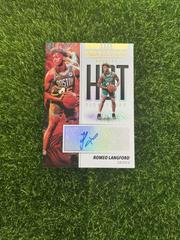 Romeo Langford #RLF Basketball Cards 2019 Panini Hoops Hot Signatures Rookies Prices