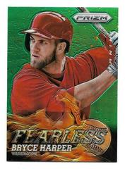 Bryce Harper [Green Prizm] Baseball Cards 2013 Panini Prizm Fearless Prices
