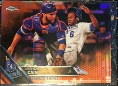 Lorenzo Cain [Orange Refractor] #2 Baseball Cards 2016 Topps Chrome Prices