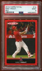 Mike Trout [Red] #1 Baseball Cards 2019 Topps Total Prices