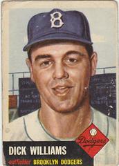 Dick Williams #125 Baseball Cards 1953 Topps Prices