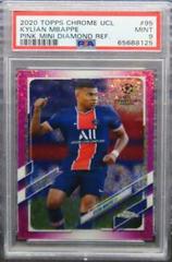 Kylian Mbappe [Pink Mini Diamond] Soccer Cards 2020 Topps Chrome UEFA Champions League Prices