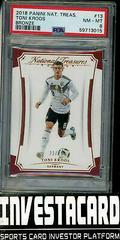 Toni Kroos Soccer Cards 2018 Panini National Treasures Prices