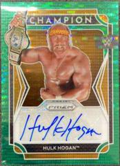 Hulk Hogan [Green Pulsar Prizm] Wrestling Cards 2022 Panini Prizm WWE Champion Signatures Prices