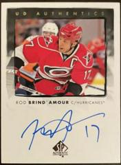 Rod Brind`Amour #UDA-RB Hockey Cards 2022 SP Authentic UD Autographs Prices