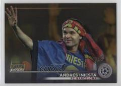 Andres Iniesta [Gold] #84 Soccer Cards 2022 Stadium Club Chrome UEFA Competitions Prices