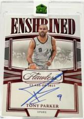 Tony Parker [Ruby] #23 Basketball Cards 2022 Panini Flawless Enshrined Signature Prices