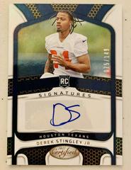 Derek Stingley Jr. #RS-DSJ Football Cards 2022 Panini Certified Rookie Signatures Prices