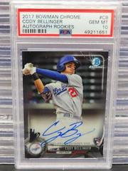 Cody Bellinger Baseball Cards 2017 Bowman Chrome Autograph Rookies Prices