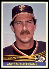 Andy McGaffigan #309 Baseball Cards 1984 Donruss Prices