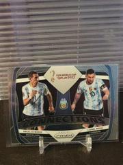 Angel Di Maria, Lionel Messi #1 Soccer Cards 2022 Panini Prizm World Cup Connections Prices