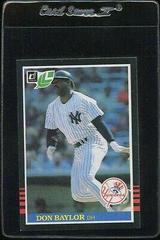 Don Baylor #146 Baseball Cards 1985 Leaf Prices