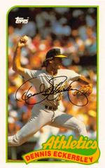 Dennis Eckersley #128 Baseball Cards 1989 Topps Ljn Baseball Talk Prices