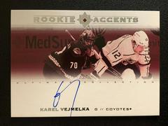 Karel Vejmelka #RA-KV Hockey Cards 2021 Ultimate Collection Rookie Accents Autograph Prices