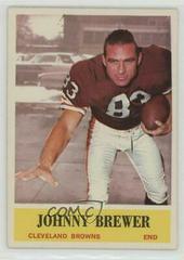 Johnny Brewer Football Cards 1964 Philadelphia Prices