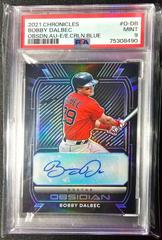 Bobby Dalbec [Carolina Blue] #O-BD Baseball Cards 2021 Panini Chronicles Obsidian Autographs Prices