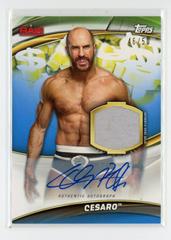 Cesaro [Blue] Wrestling Cards 2019 Topps WWE Money in the Bank Autographs Prices