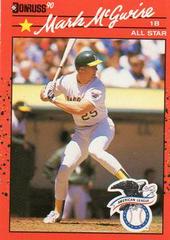 Mark McGwire [All Star Game Performance] #697 Baseball Cards 1990 Donruss Prices