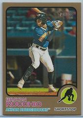 Brayan Rocchio [Gold] #4 Baseball Cards 2022 Topps Heritage Minor League Prices