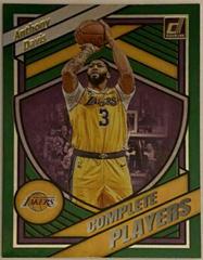 Anthony Davis [Green Flood] Basketball Cards 2020 Donruss Complete Players Prices