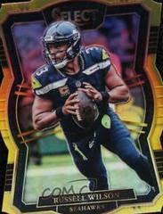 Russell Wilson [Gold Prizm Die Cut] Football Cards 2017 Panini Select Prices