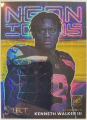 Kenneth Walker III [Gold] #NI-17 Football Cards 2022 Panini Select Neon Icons Prices