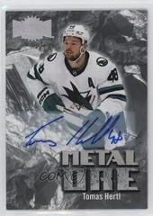 Tomas Hertl [Autograph] #MO-8 Hockey Cards 2022 Skybox Metal Universe Ore Prices