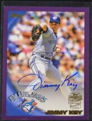 Jimmy Key [Purple] #10FF-JK Baseball Cards 2022 Topps Archives 2010 Fan Favorites Autographs Prices