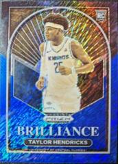 Taylor Hendricks [Blue Shimmer] #2 Basketball Cards 2023 Panini Prizm Draft Picks Brilliance Prices