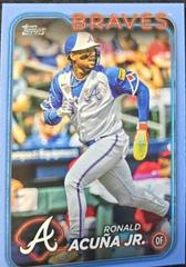 Ronald Acuna Jr. [Father's Day Blue] #1 Baseball Cards 2024 Topps Prices