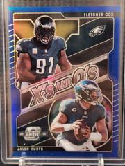 Fletcher Cox, Jalen Hurts Football Cards 2021 Panini Contenders Optic Xs and Os Prices