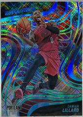 Damian Lillard [Cosmic] #10 Basketball Cards 2022 Panini Revolution Prices