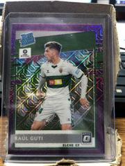 Raul Guti [Purple Mojo] Soccer Cards 2020 Panini Chronicles Optic Rated Rookies La Liga Prices