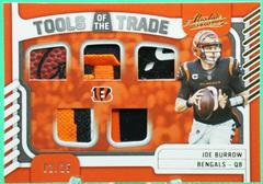 Joe Burrow [Prime] Football Cards 2022 Panini Absolute Tools of the Trade Five Prices
