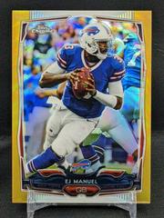 EJ Manuel [Gold Refractor] #11 Football Cards 2014 Topps Chrome Prices
