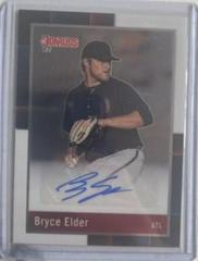 Bryce Elder #R88S-BE Baseball Cards 2022 Panini Donruss Optic Retro 1988 Signatures Prices