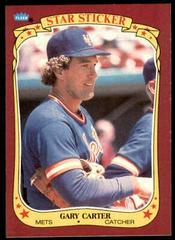Gary Carter Baseball Cards 1986 Fleer Star Stickers Prices