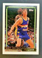 Scott Hastings #50 Basketball Cards 1992 Topps Gold Prices