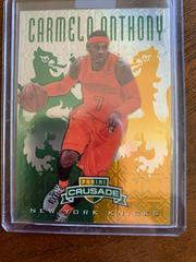 Carmelo Anthony [Green & Gold] #299 Basketball Cards 2012 Panini Crusade Prizm Prices