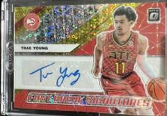 Trae Young [Gold] Basketball Cards 2019 Panini Donruss Optic Fast Break Signatures Prices