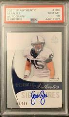 Sean Lee [Autograph] #164 Football Cards 2010 SP Authentic Prices